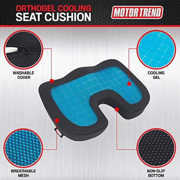 High Quality Memory foam Cooling Gel Coccyx Seat Cushion Orthopedic Breathable Memory Foam