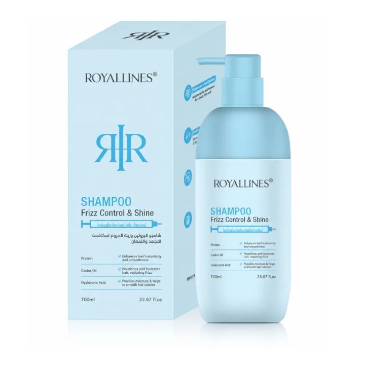 ROYALLINES Frizz Control & Shine Shampoo 700 ml-RL0004