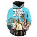 Grand Theft Auto GTA 5 Hoodies Game 3D Print Streetwear Men Women Sweatshirts Oversized Hoodie Kids Pullovers Tracksuits Clothes. 