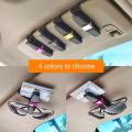 New Car Accessories Interior Car Glasses Case Auto Sun Visor Glasses Holder Sunglasses Clip Card Holder Eyeglasses Accessories. 