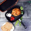 Dessini Double Grill Pan Marble Coated (32 - 36 Cm) - Black. 