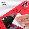 Hontinga for Infinix Hot 9 Play Case Handsome Green Hair Boy Side Design Phone Cover Liquid Silicone Full Cover Camera Shockproof Protective Case. 