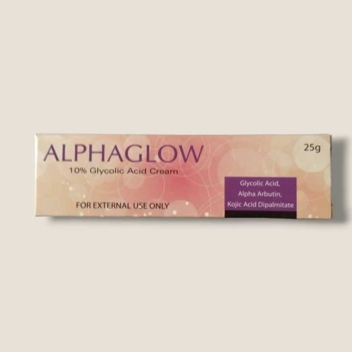 AlphaGlow Whitening Cream with 10% Glycolic Acid – Skin Brightening & Dark Spot Reduction