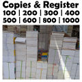 Top Quality Register Notebooks100 to 1000 Pages for School & University | Girls & Boys Rough Copies | School Registers | University Notebooks. 