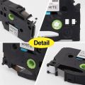 1 piece Replacement Brother Label Ribbon 231 131 431 531 631 731 831 931 Laminated TZ-231 Label Printer 12mm Label Tape PCardiaCP. 