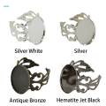 10Pcs Br Adjustable Rings Base Blank Setting Hollow Folwer Oval Base Glue. 