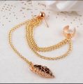 Flower Leaf Stud Ear Cuff Clip On Earings For Girls Stylish Ear Rings New jewellery for girls. 