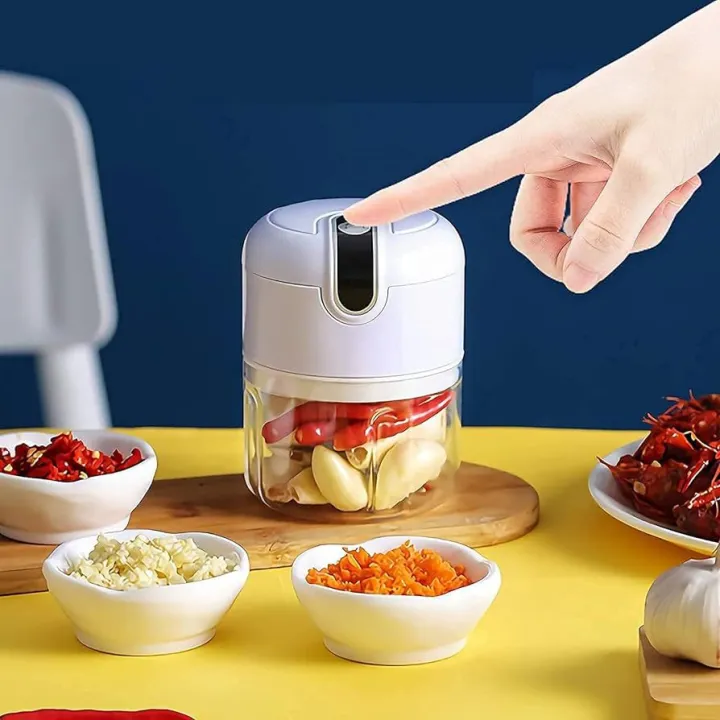 Wireless Chopper - Rechargeable Mini Food Chopper - Portable High ...