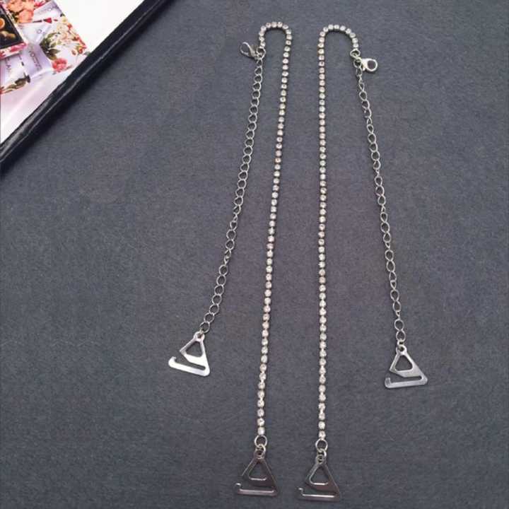 Sexy Rhinestone Bra Straps for Women Elegant Crystal Bra Shoulder Straps Accessories Female Bra Shoulder Lingerie 1 pair