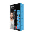 Braun 8 in 1 Multigroomer, Beard and Hair Trimmer With Complete Attachments MGK5265. 