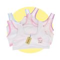 SHOPBOP Pack of 3 Teenage Girls Bra Cotton Solid Student Underwear Kids Girls Children Vest Training Bras Tops Wrapped Chest Steel-Free Bra Non Padded. 