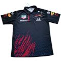 2021 new f1 Red Bull Racing suit men's quick-drying short-sleeved Verstappen lapel POLO shirt. 