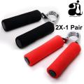 Anti-Slip Hand Gripper Waist Developer Heavy Grip Hand Grip Strength Training Tool Device Steel Plastic Sponge (1 Pair). 