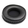 80mm Headphones Foam Round Ear Pads Cushions Replacement Black. 