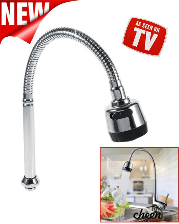 wall%20mounted%20kitchen%20sink%20faucet%20brass%20with%20shower%20neck%20flexible%20(%20Mixer%20Not%20Included%20)%20-%20Image%203