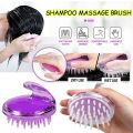 Silicone Shampoo Hair Wash Brush Hair scalp Massage Brush Head Anti Dandruff Haircare Massager Someday Silicone Comb Brush scalp Massager Bath. 