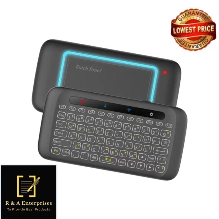 H20 Universal Mini Backlight Touchpad Keyboard Wireless Air Mouse Controller