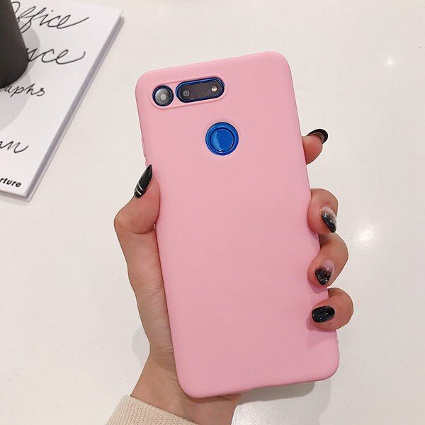Huawei Honor View 20 Case Candy Color Slim Soft Silicon Phone Case For Huawei Honor V20 View20 Matte Full Body TPU Back Cover