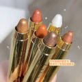 ZVEV Lazy Eyeshadow Pencil is a touch of molding, earthy color, lying silkworm double-headed eyeshadow stick, no flying powder, no fading eyeshadow stick. 