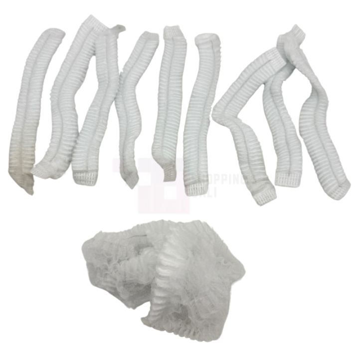 Disposable Surgical Caps – White Color Hair Net - Pack Of 50 Hair Net