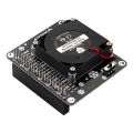 Raspberry Pi Turbo Fan GPIO Expansion Board ICE Cooling with Ambient LED Light CE Board for Raspberry Pi 4B/3B+/3B/3A+. 