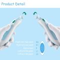 Electric Baby Nail Trimmer with 6 Grinding Heads and LED Light for Babies and Newborns. 