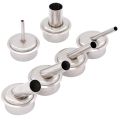 6Pcs Quick 861DW Hot Air Station Resisting Nozzles 3/4/6/8/10/12mm Nozzle Sleeve for  Microscope Soldering Repair. 