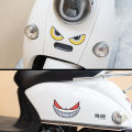 Devil Eyes Electric Car Sticker Motorcycle Helmet Personality Decoration Maverick Electric Motorcycle Creative Car Reflective Car Sticker. 