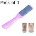 Hard and Dead Skin Removal Callus Remover Foot Scrubber (Random Color), Professional Double Sided Foot Scraper Steel for Pedicure Filler, Heel Rasp Exfoliator Foot Care Tool for Remove Corns, Rough Crack. 