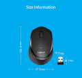 Logitech M330 Silent Plus Wireless Mouse - Quiet Clicks. 