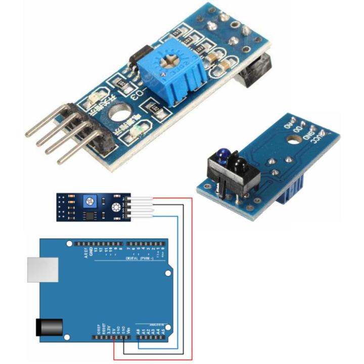 Infrared IR black white Line Track Sensor TCRT5000