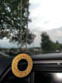 Car Hanger Elegant Dua Al Safar Car Hanger | Islamic Travel Protection Accessory for Safe Journeys. 