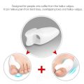 Pack Of 5 Pairs Silicone Gel Foot Fingers Hole Bunion Toe Separator Thumb Valgus Protectors. 