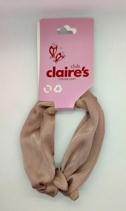 Claire%E2%80%99s%20Club%20Twisted%20Headwrap%20Hair%20Scrunchies%20Brown%20Hair%20Clips%20Headband%20Hair%20Accessories%20Band%20for%20Women%20(Product%20of%20UK)%20-%20Image%202