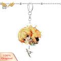 SuperRide Keyring Japanese Anime Design Decorative Acrylic Demon Slayer Key Chain for Key. 