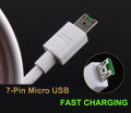 Original OPPO VOOC 4A Micro USB Rapid 1 Meter Cable Data Cable 1M 1 Meter Super Quick Charge Cable Micro USB for OPPO F5/ F7/ F9/ F11/ &  All Oppo Models - Oppo Vooc Cable. 