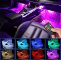 Car Interior Atmosphere Remote Control Light Decor Lamp. 