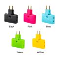 180 Degree Rotation Lightweight EU Power Plug Adapter Travel Electrical Charging Foldable Extension Portable Copper Safety. 