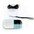 Portable Mini USB FM Radio rechargeable with Speaker Music Player Micro SD/TF Card Radio Speaker(18650 2000MA) (White) ORIGINAL UK ZONE STOCK. 