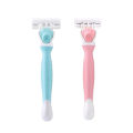Female razor 6 ply blade ladies razor female razor manual shaver armpit razor female. 