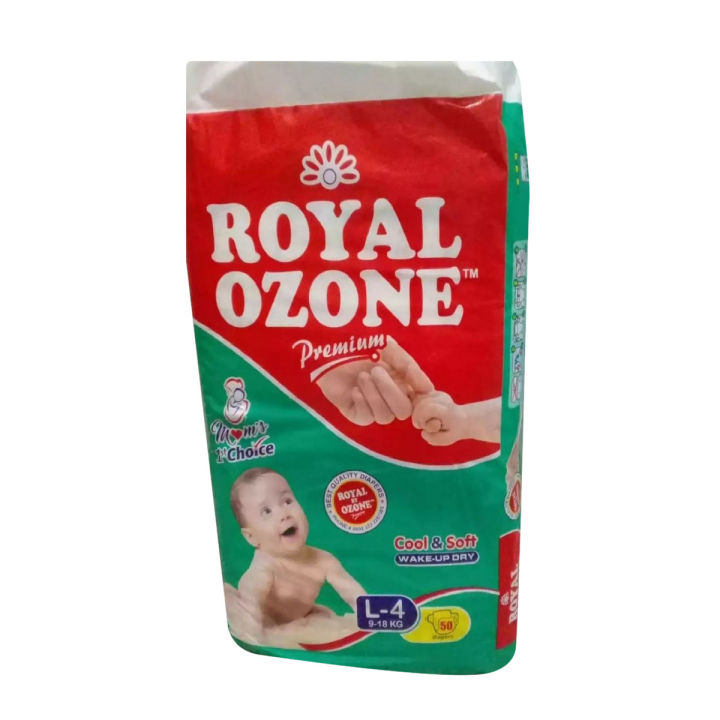 Royal Ozone Baby Diaper 4 Large 50 Peice Pack