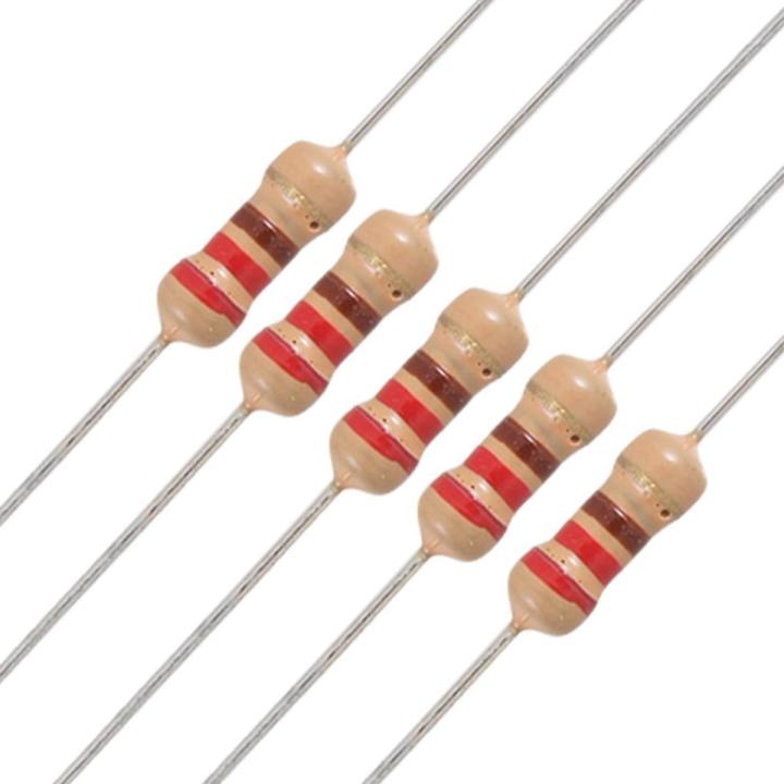 Pack Of 500 - Carbon Film Resistor 220 Ohm Resistance - 1/4W