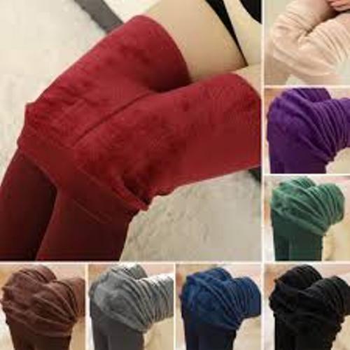 Thermal Fleece Lined Leggings / Pack of Two / Random Color / Winter Season / Inner Wear