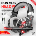RGB Gaming Headphones 3.5mm With USB Earphone Surround Stereo Headphone for PC, PS4, Xbox One, Ergonomic Design Over Ear with Mic Professional Headset For Gaming - One Click Pick. 