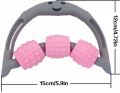 3-Wheel Trigger Point Roller Massager Used for Back Massage Forearm, Hand, Leg Muscle Fascia and Fascia Massage, to Relieve Muscle Pain (1Pcs). 