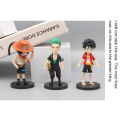 6pcs/set Anime One Piece Action Figure. 