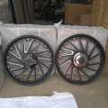 Motorcycle honda  cg125  alloy rims ( for all new nd old models + self start ). 