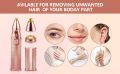 Rechargeable Flawless Hair Remover 2 in 1 Hair Remover Trimmer For Women, Electric Flawless Facial Machine Razor, Painless Eyebrow Removal Shaver Lip Chin Bikini Fuzz Mustache. 