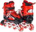 ADJUSTABLE INLINE SKATE SHOES ROLLERS FOR BOYS GIRLS 4 WHEEL SKATE SHOES FOUR WHEELS. 
