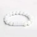 23.7cm 8 Pin Wristband Mobile Phone Cables Micro USB Type C Data Bead Bracelet Portable Charger for Iphone Cable Short. 